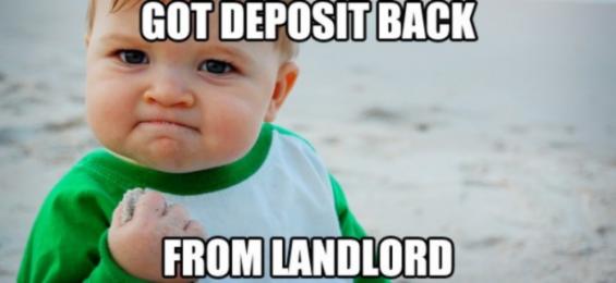 Forfeiting security deposit due to a lease break